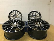 x4 20" E CLASS ALLOY WHEELS BLACK MERCEDES SL63 S CLASS RIMS E63 S63 AMG 5x112