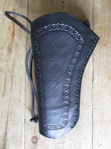 New genuine black leather - , l/h