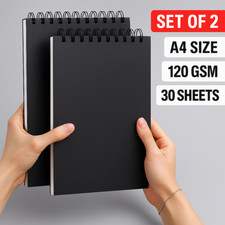 2 x A4 Sketch Pad White Paper