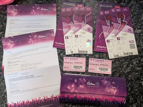 Cadbury 2012 olympics unused - 2012,