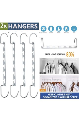 Space saver clothes hangers - saver,