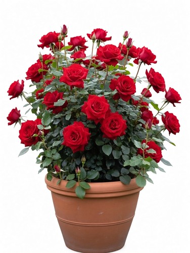 Red hybrid tea - red, rose