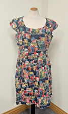 Cath Kidston "Townhouses" Vintage Dress - UK Size 16, 100% Cotton