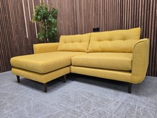 Designer Label Linden Reversible chaise sofa in Blythe Sunflower RRP-£1599
