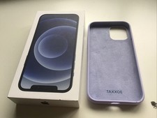 iPhone 12 Box Only And iPhone Purple Case