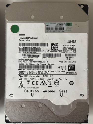 Hpe 8tb sas - hpe,