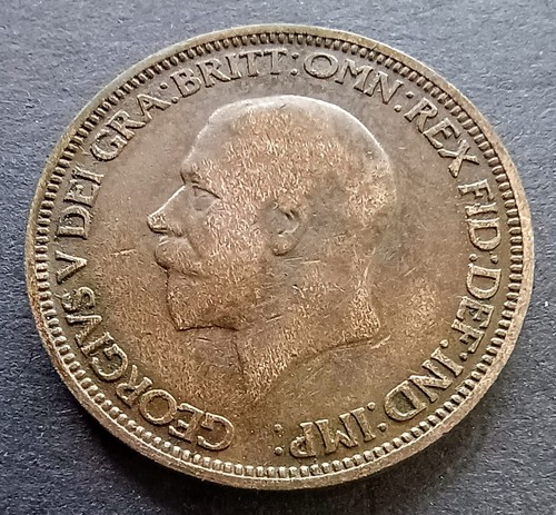 1930 half penny king george - 1930,