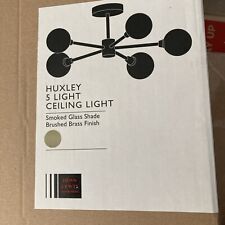 John Lewis Huxley 5 Light Ceiling Light Brushed Brass Finish