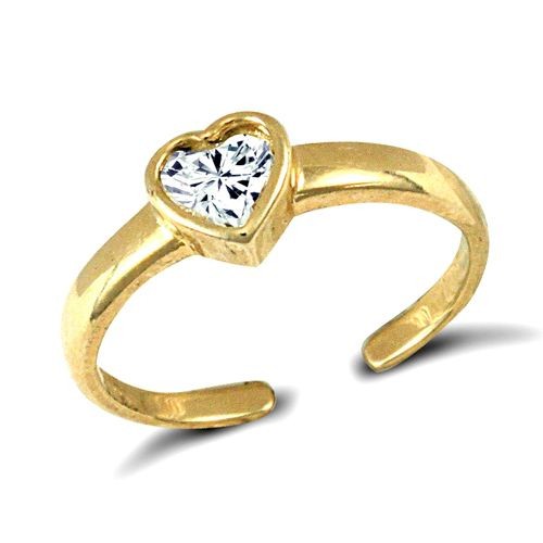 Toe ring 9ct yellow - toe,
