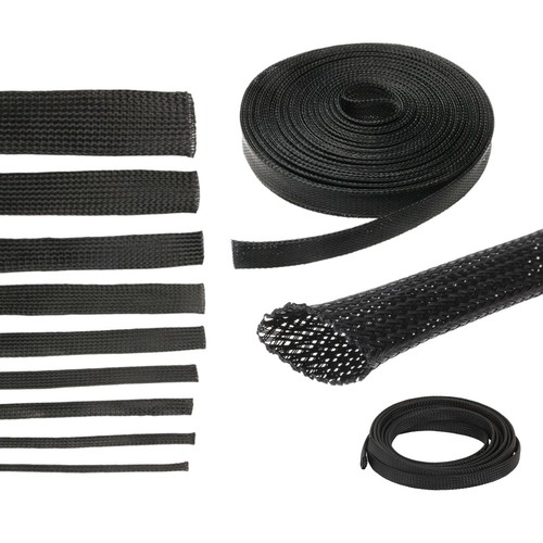 Black expandable braided - expandable, cable