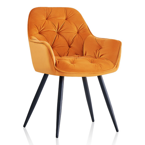 Velvet dining chair - dining, padded