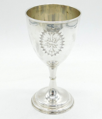 Victorian silver plated ihs - victorian,