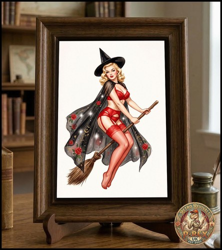 Sexy halloween witch - sexy, vintage