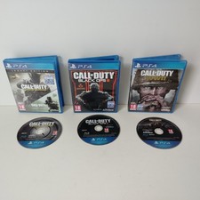 Call of Duty Ps4 Games Bundle X 3 Infinite Warfare - Legacy Ed, Black Ops & WW2