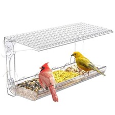 Transparent Bird Feeding House