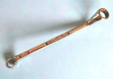 Vintage Gordon Tools 1/2" x 9/16" AF Swan Neck Cranked Ring Spanner Chrome Van.