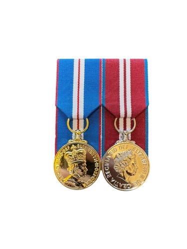 Court mounted medal set - mounted,