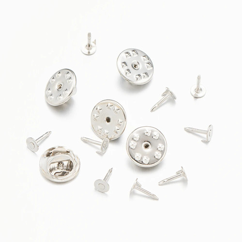100pcs metal locking - 100pcs, backs