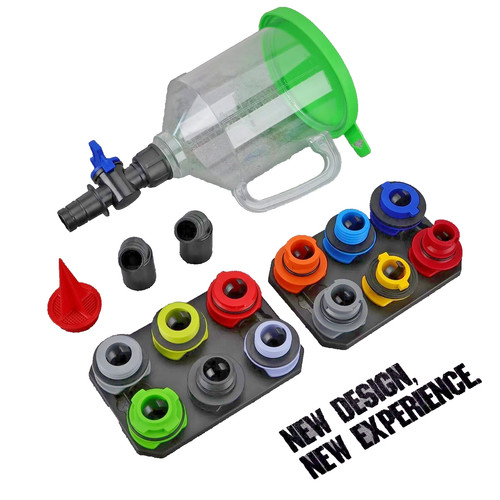 18pc engine oil funnel - 18pc,