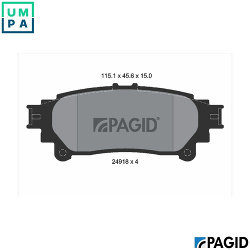 Brake pad set disc - brake,