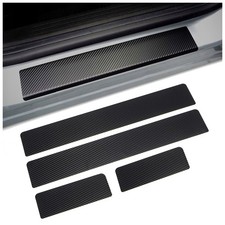 Sill trims for Mazda 3 Fastback Sedan IV (BP) 4D 2019- Black | Grey Matte
