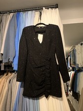Zara Blazer Dress, Black, Size