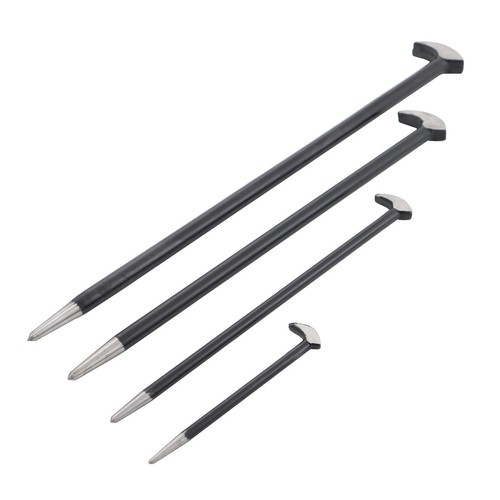 Heel toe pry bar set - heel, 4pc