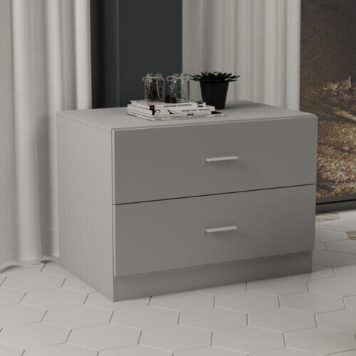 Grey orlando wooden bedroom - grey,