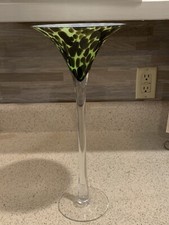 Momo panache large centerpiece martini glass. made in Poland. 15.5” Tall