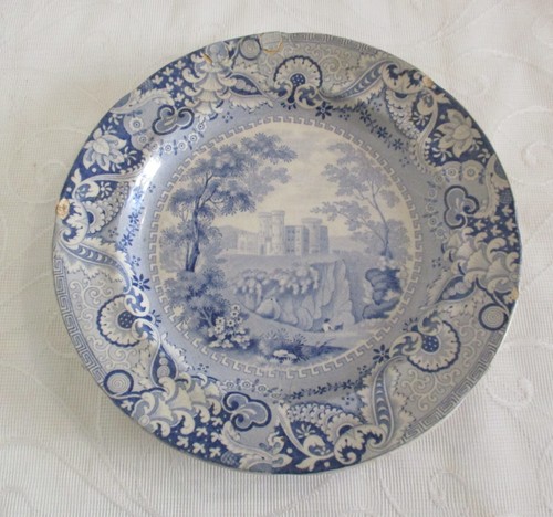 Antique blue and - blue, white