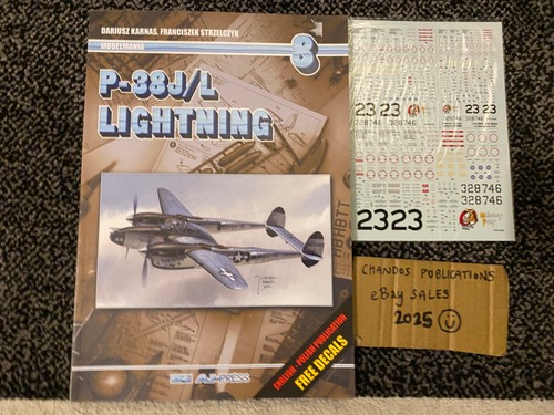 38j lightning decals - p-38j/l,