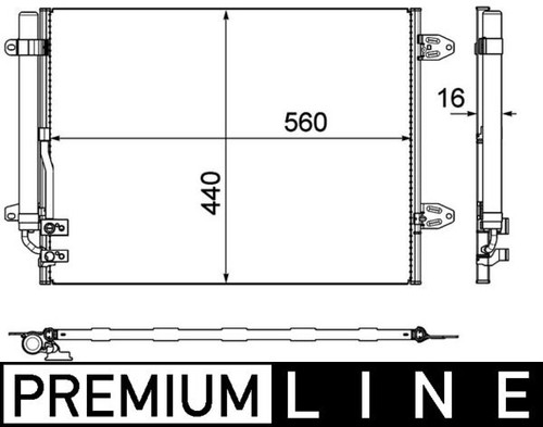 Mahle 733 000p condenser - ac,