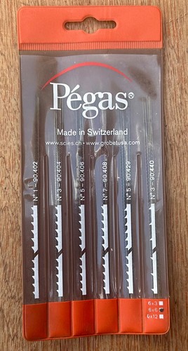Pegas scroll saw blades - pegas, mixed