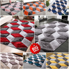 New Modern Large Shaggy Rugs Hallway Runner Living Room Rug Bedroom Carpet Mats*