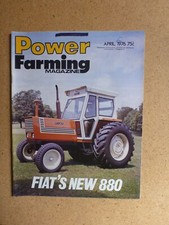 1976 POWER FARMING MAGAZINE- APRIL- FIAT'S NEW 880