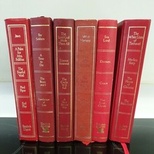 Bundle of Readers Digest Multiple Classics Hardback Books Display Collectors Red