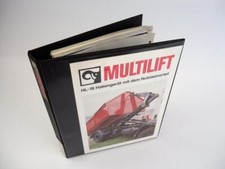 Hiab Multilift HL-19M Hook Device Parts List Operation Hydraulic Diagram 1993