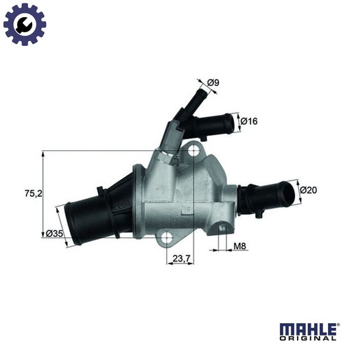 Thermostat coolant 148 - ti,