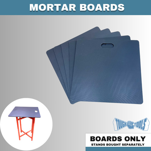 Bricklaying mortar spot boards - bricklaying,