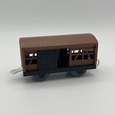Tomy Thomas & Friends Brown Cattle Wagon Livestock Car Train Trackmaster B4