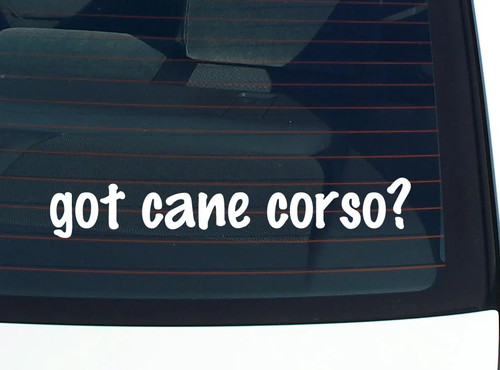 Got cane corso car decal - got,