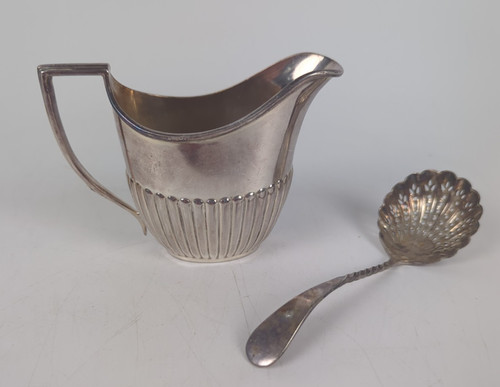 Antique siler plated creamer - antique,