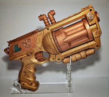 NERF Steampunk inspired Cosplay Custom Painted Blaster Larp Prop
