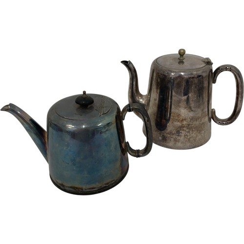 Vintage silver plate teapots - plate,