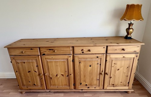 Large pine sideboard - large,