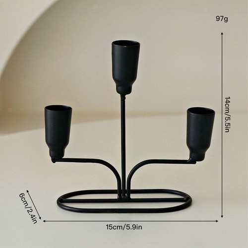 Metal candle holder - candle,