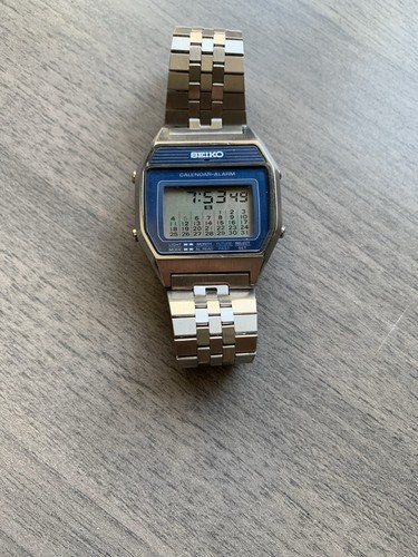 Vintage digital seiko calendar - digital,