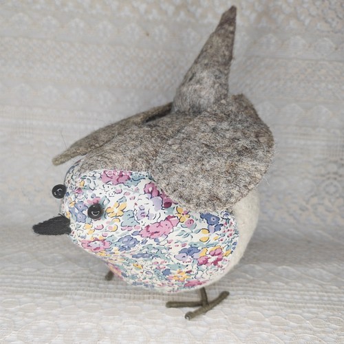 Large felt robin bird - robin, ornament