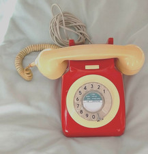 GPO 746 RED/IVORY TELEPHONE