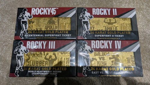 Rocky balboa 24k gold plated - balboa,